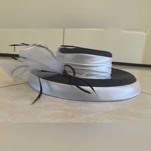 Elegant Black and White Women's Hat